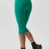 16" High-Waist Airbrush-Capri – Emerald Isle