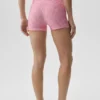 3" Airlift Gingham High-Waist Sleek Short – Paradise Pink Gingham