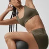 3" Alo Softsculpt High-Waist Precision Short – Olive Tree