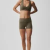 3" Alo Softsculpt High-Waist Precision Short – Olive Tree
