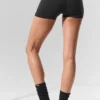 3" Alo Softsculpt High-Waist Precision Shorts – Schwarz