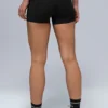 3" High-Waist Airlift Shorts – Schwarz