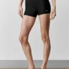3" High-Waist Airlift Sleek Short – Schwarz