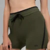 4" High-Waist Airbrush Race Pace Short – Olivgrün/Schwarz
