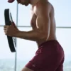 5" Adapt Laufshorts – Burgunderrot