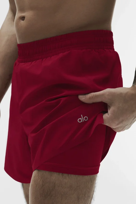 5" Adapt Laufshorts – Garnet