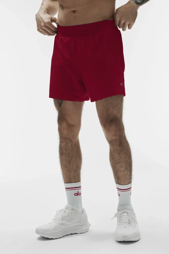 5" Adapt Laufshorts – Garnet