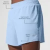5" Adapt Laufshorts – Seashell Blue