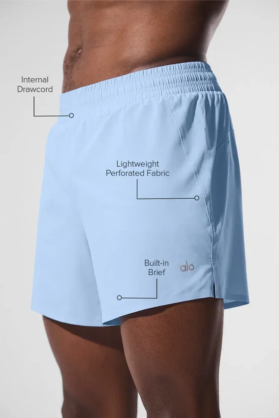 5" Adapt Laufshorts – Seashell Blue