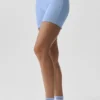 5" Airbrush Double Up Shorts – Helles Provence-Blau/Weiß