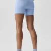 5" Airbrush Double Up Shorts – Helles Provence-Blau/Weiß
