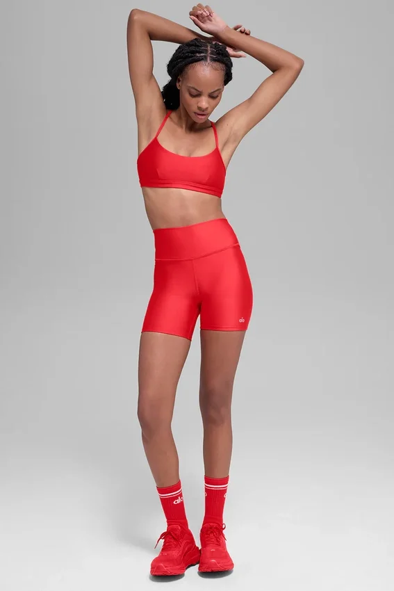5" Airlift Energy Shorts – Leuchtend rot