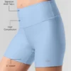 5" Airlift Energy Shorts – Seashell Blue