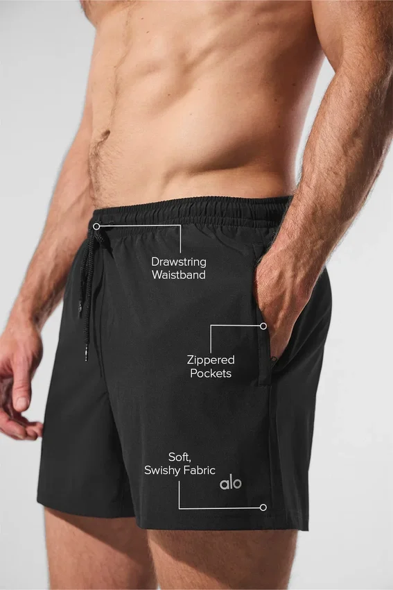 5" Circuit Shorts – Schwarz
