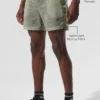 5" Game Time Ripstop 2-in-1-Shorts – Limestone/Schwarz