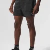 5" Game Time Ripstop 2-in-1 Shorts – Schwarz/Schwarz