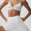 5" High-Waist Airbrush Biker Short – Weiß