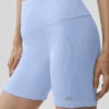 5" Nahtlose gerippte „Favorite“-Shorts – Hellblau „Provence“