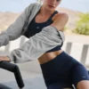 5" Nahtlose gerippte „Favorite“-Shorts – Navy