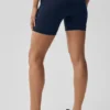 5" Nahtlose gerippte „Favorite“-Shorts – Navy