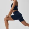 5" Nahtlose gerippte „Favorite“-Shorts – Navy