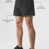 5" Repetition Shorts – Schwarz