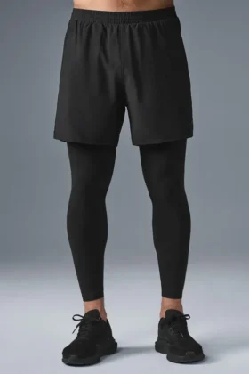 5" Revival 2-in-1-Hose – Schwarz/Schwarz