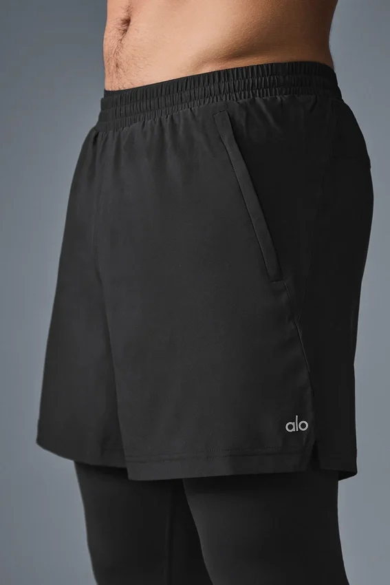 5" Revival 2-in-1-Hose – Schwarz/Schwarz