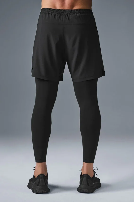 5" Revival 2-in-1-Hose – Schwarz/Schwarz