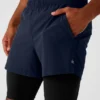 5" Revival 2-in-1-Shorts – Marineblau/Schwarz