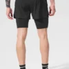 5" Revival 2-in-1 Shorts – Schwarz/Schwarz