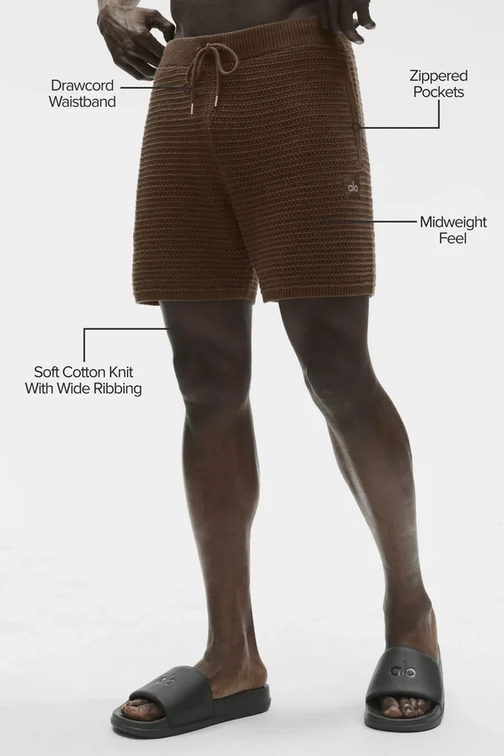 5" Shift-Strick-Shorts – Espresso
