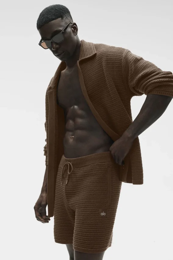 5" Shift-Strick-Shorts – Espresso