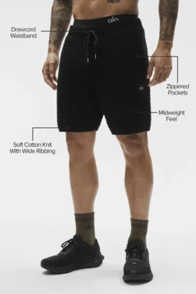 5″ Shift-Strick-Shorts – Schwarz