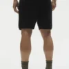 5" Shift-Strick-Shorts – Schwarz