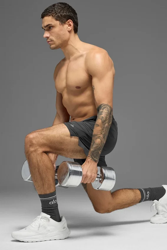 5" Traction Shorts – Anthrazit