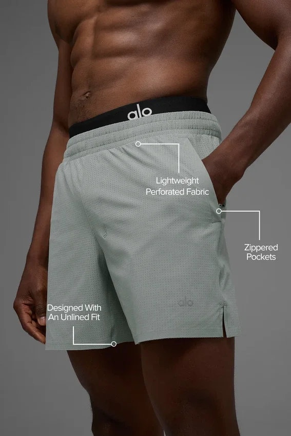 5" Traction Shorts – Lunar Grey