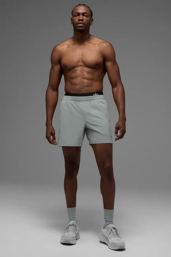 5" Traction Shorts – Lunar Grey