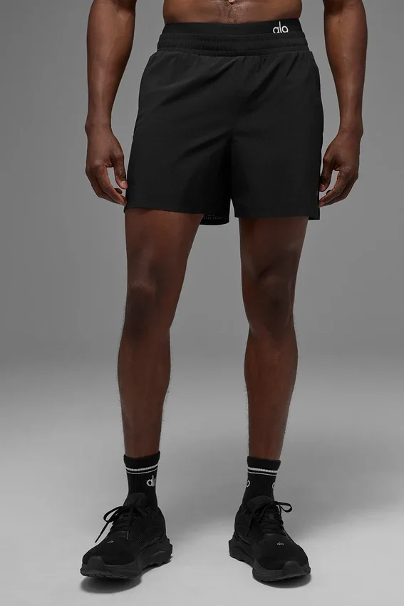 5" Traction Shorts – Schwarz