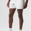 5" Traction Shorts – Weiß