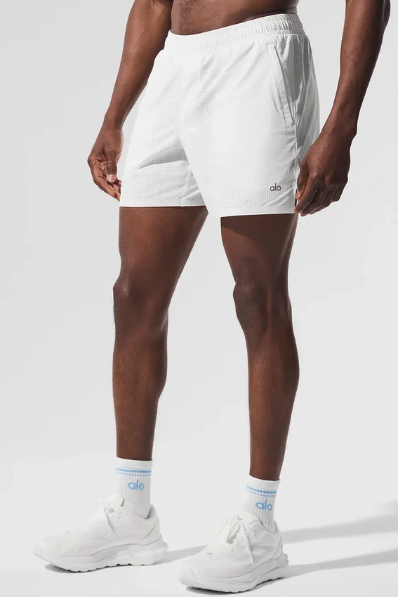 5" Traction Shorts – Weiß