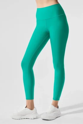 7/8-Airlift Legging mit High-Waist – Spruce Green