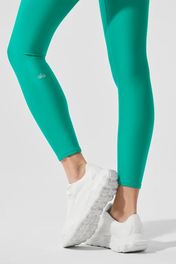 7/8-Airlift Legging mit High-Waist – Spruce Green