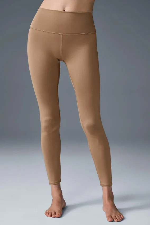 7/8-Airlift Legging mit High-Waist – Toasted Almond