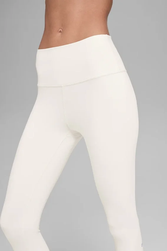 7/8-High-Waist Airbrush Legging – Ivory