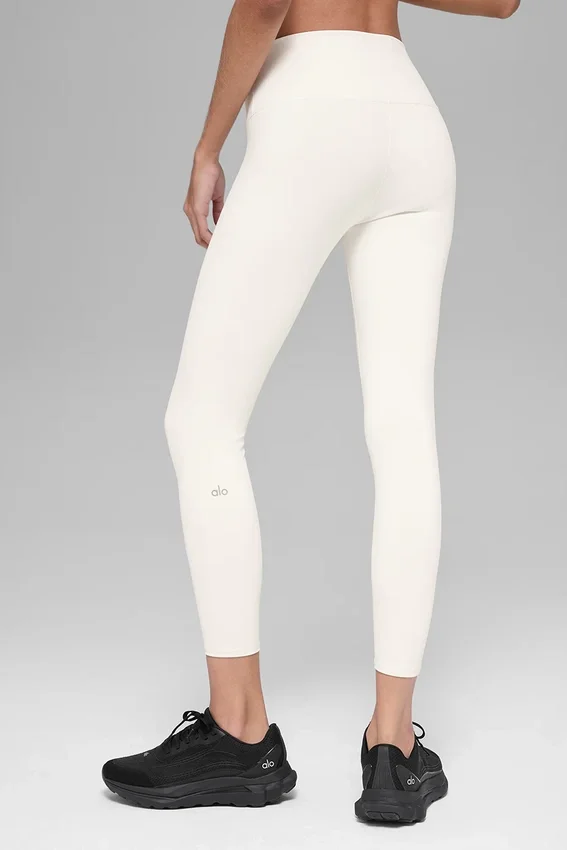 7/8-High-Waist Airbrush Legging – Ivory