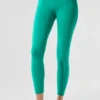 7/8-High-Waist Airbrush Legging – Spruce Green