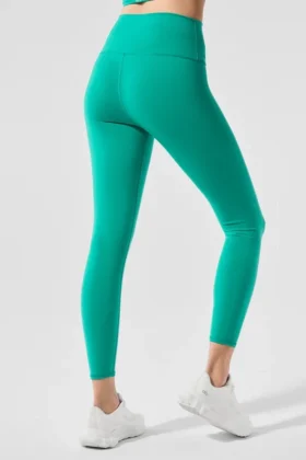 7/8-High-Waist Airbrush Legging – Spruce Green