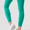 7/8-High-Waist Airbrush Legging – Spruce Green