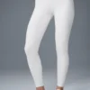 7/8-High-Waist Airbrush Legging – Weiß